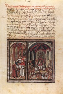 Conflit épiscopal de Constance de 1474 - Diebold Schilling the Younger